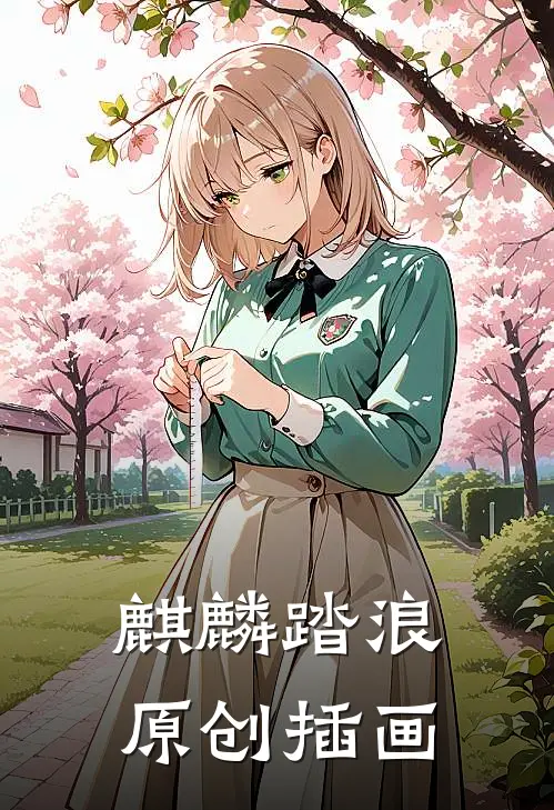 麒麟踏浪原创插画